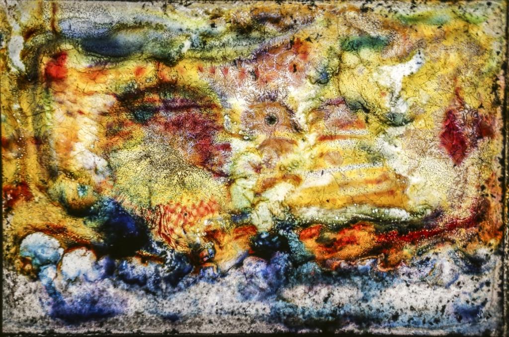 Kunstvoll in knalligen Farben