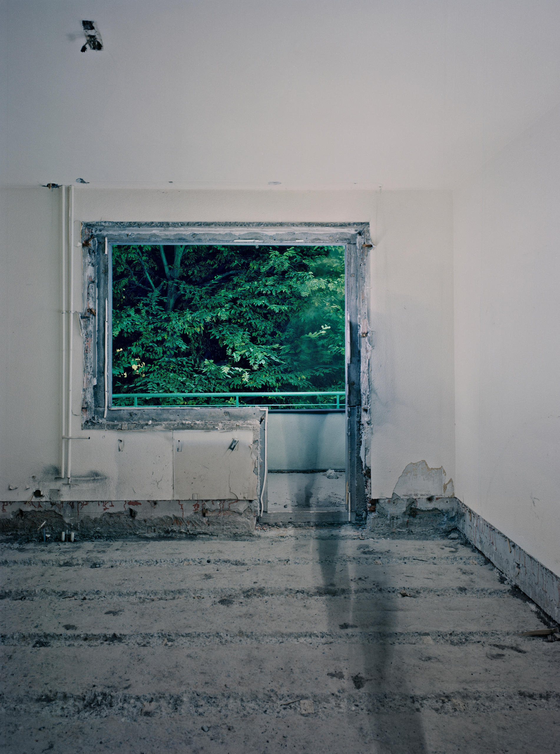 Fenster in Abbruchhaus