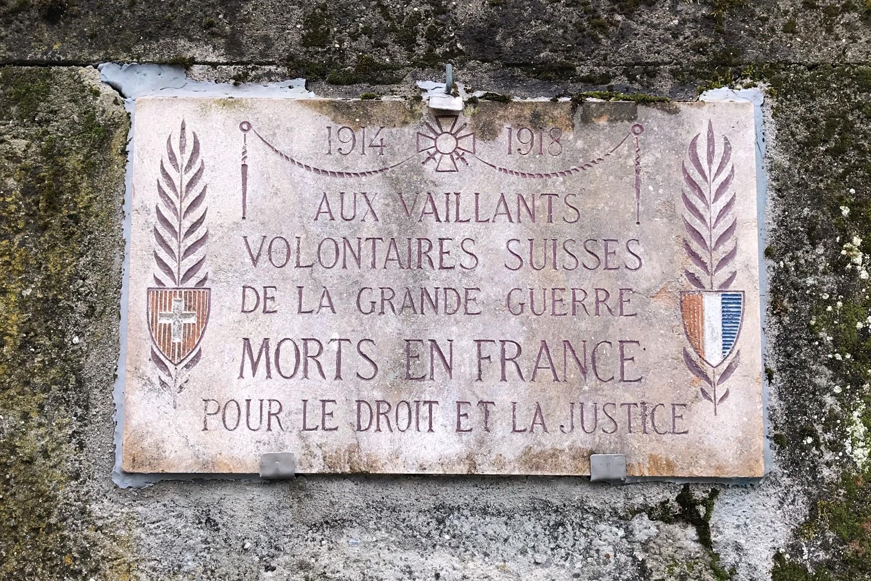 Plaque commémorative