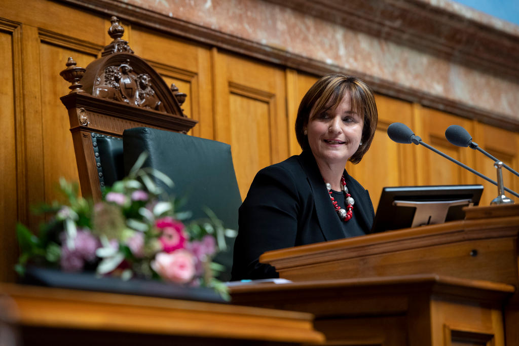 Nationalrats-Präsidentin Marina Carobbio