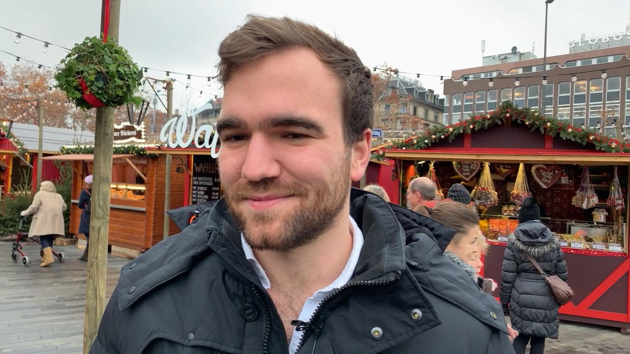 Bild eines Passanten in Zürich