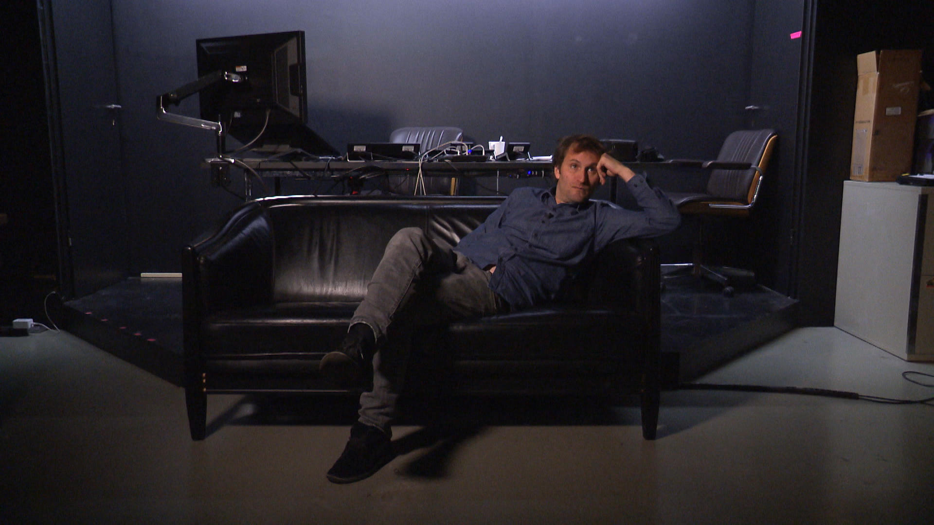 Director on the settee