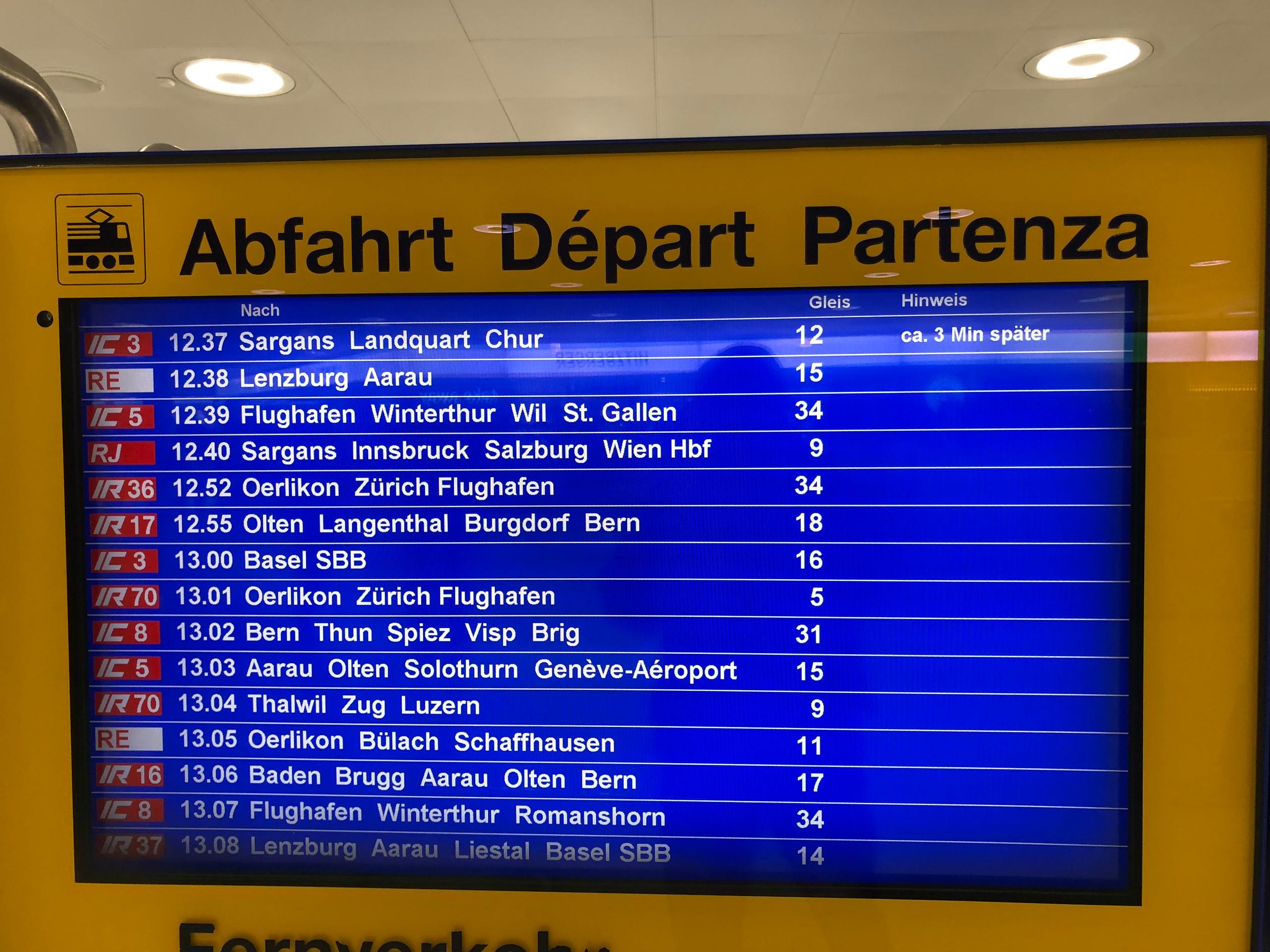 Train board