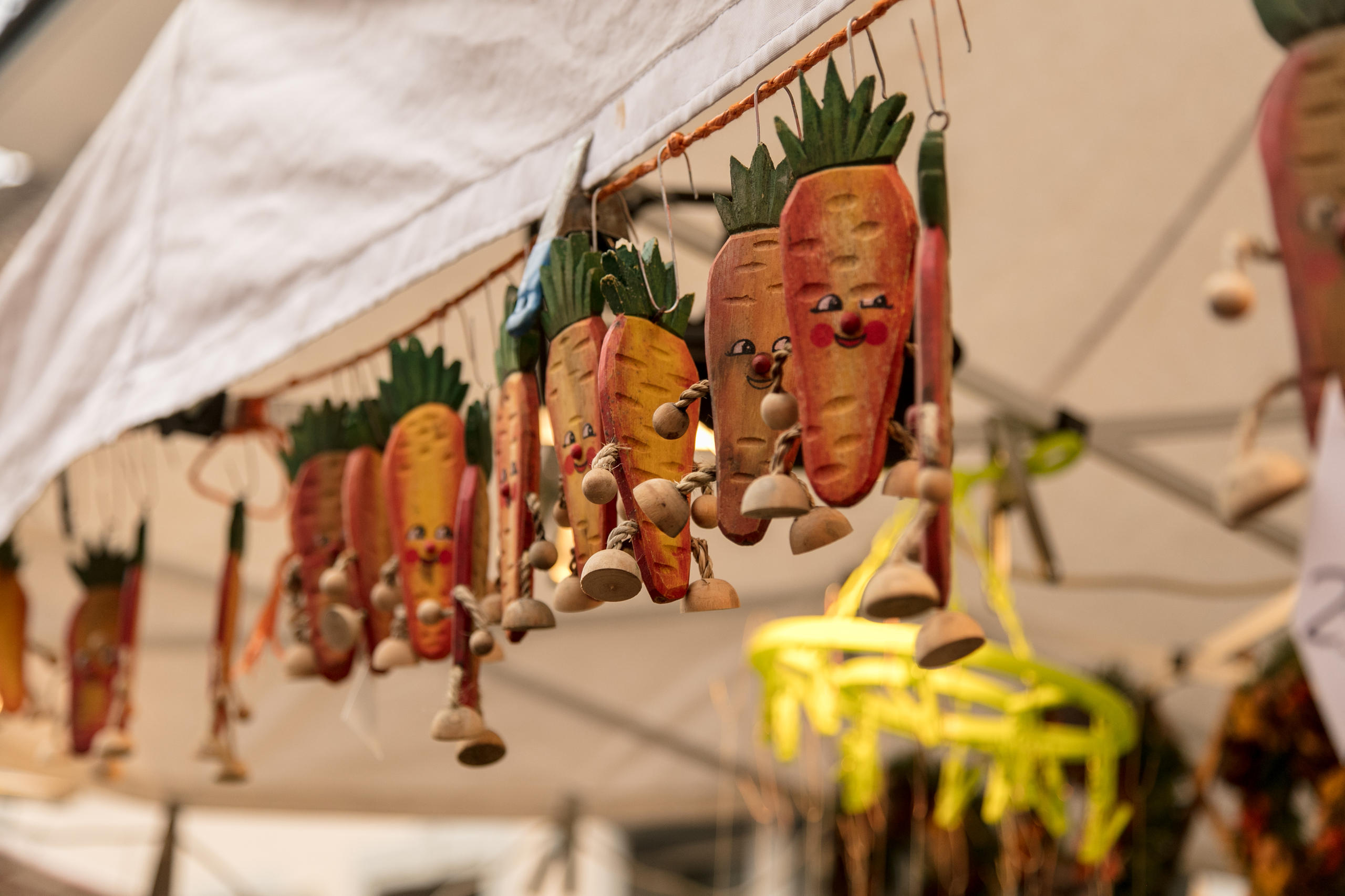 portachiavi a forma di carota