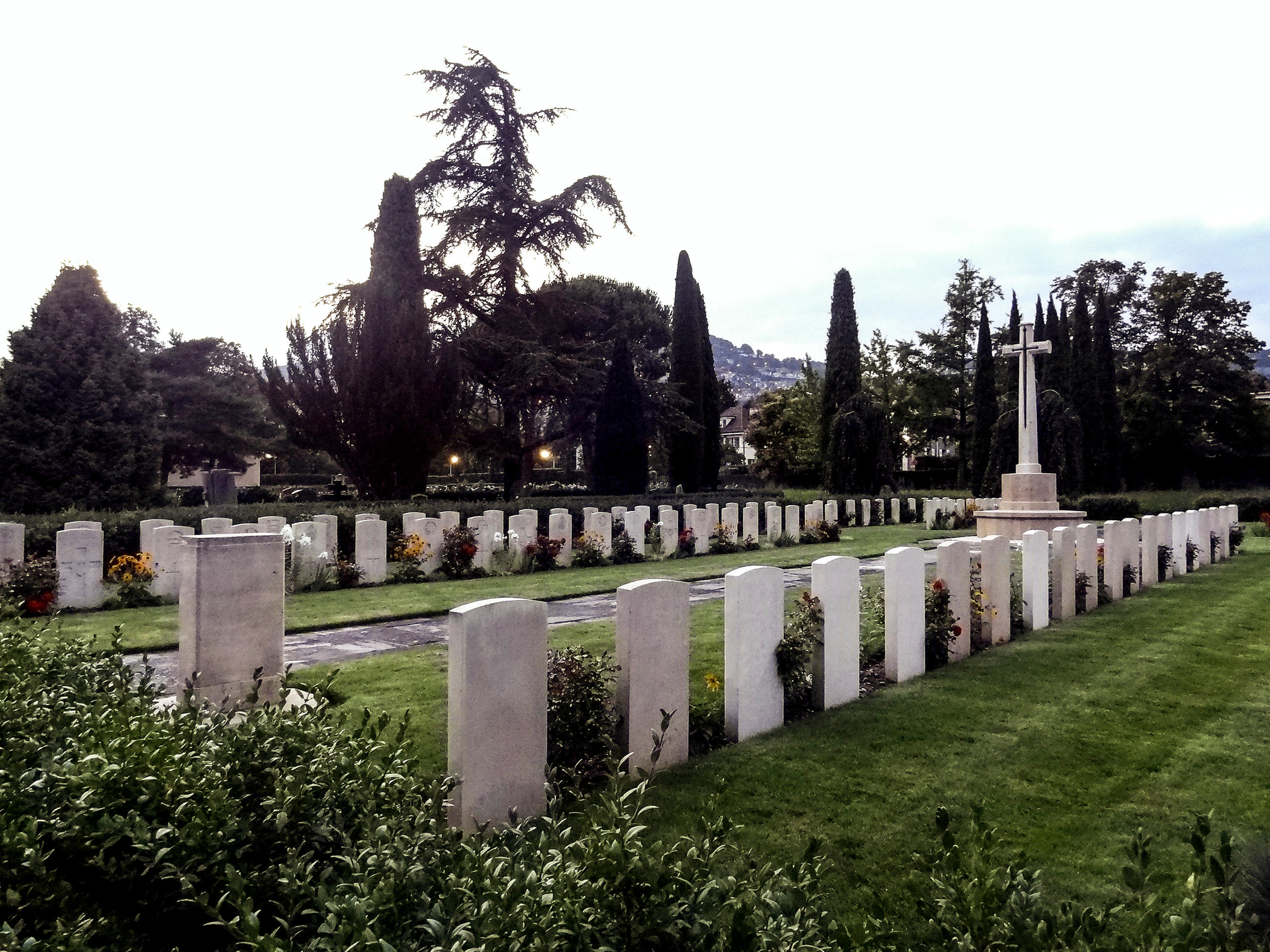 Lápidas en cementerio de St.-Martin, en Vevey