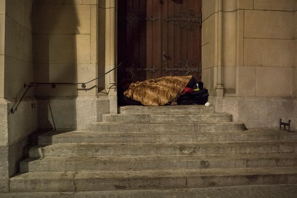 Obdachlose in Zürich