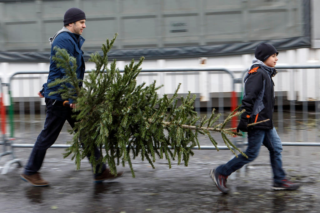 尤其是对有孩子的瑞士家庭来说，在家布置一棵圣诞树是马虎不得的一个圣诞项目。