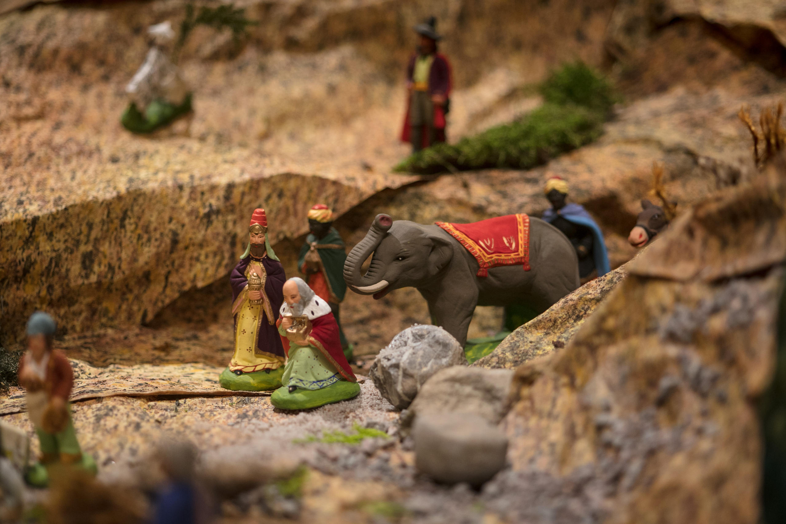 Figurillas de los Reyes Magos