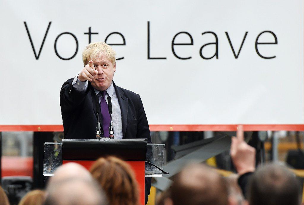 Ein führender Kopf der Brexit-Kampagne: der damalige Londoner Bürgermeister Boris Johnson