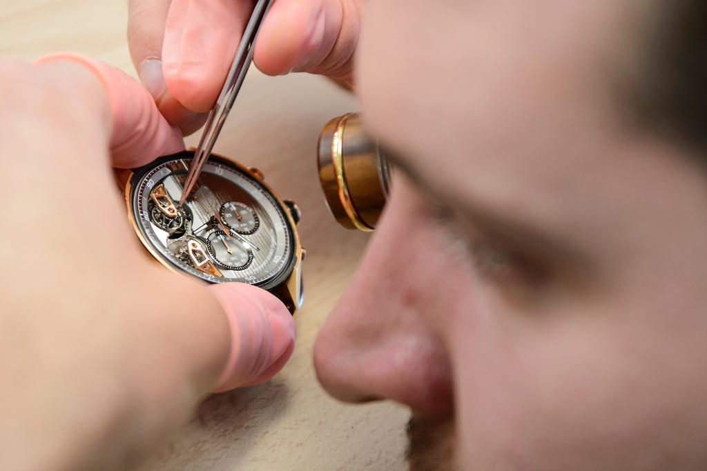 Watchmaker at work