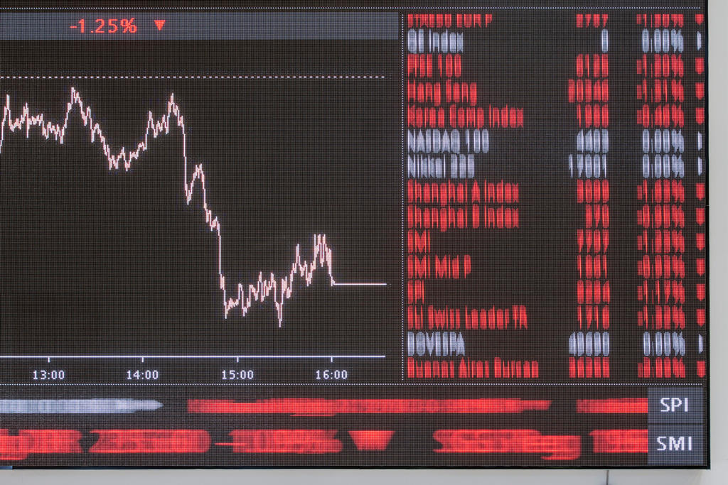 Stock exchange chart