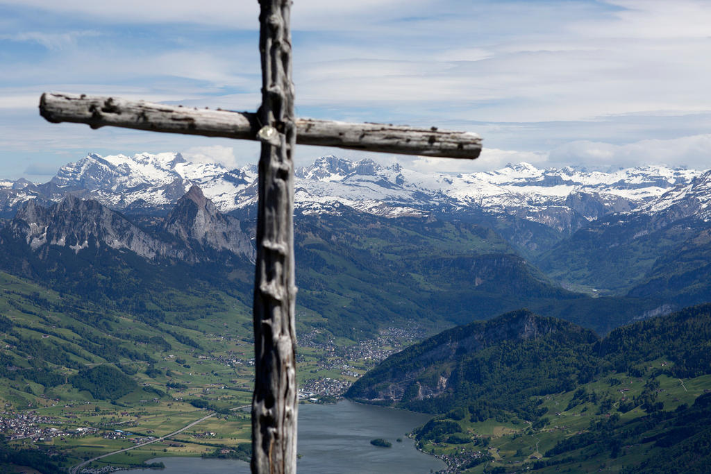 Ein Gipfelkreuz