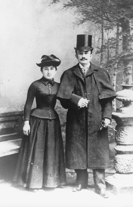 Studioaufnahme aus Zürich: Rosa Luxemburg und ihr Ehemann Gustav Lübbeck