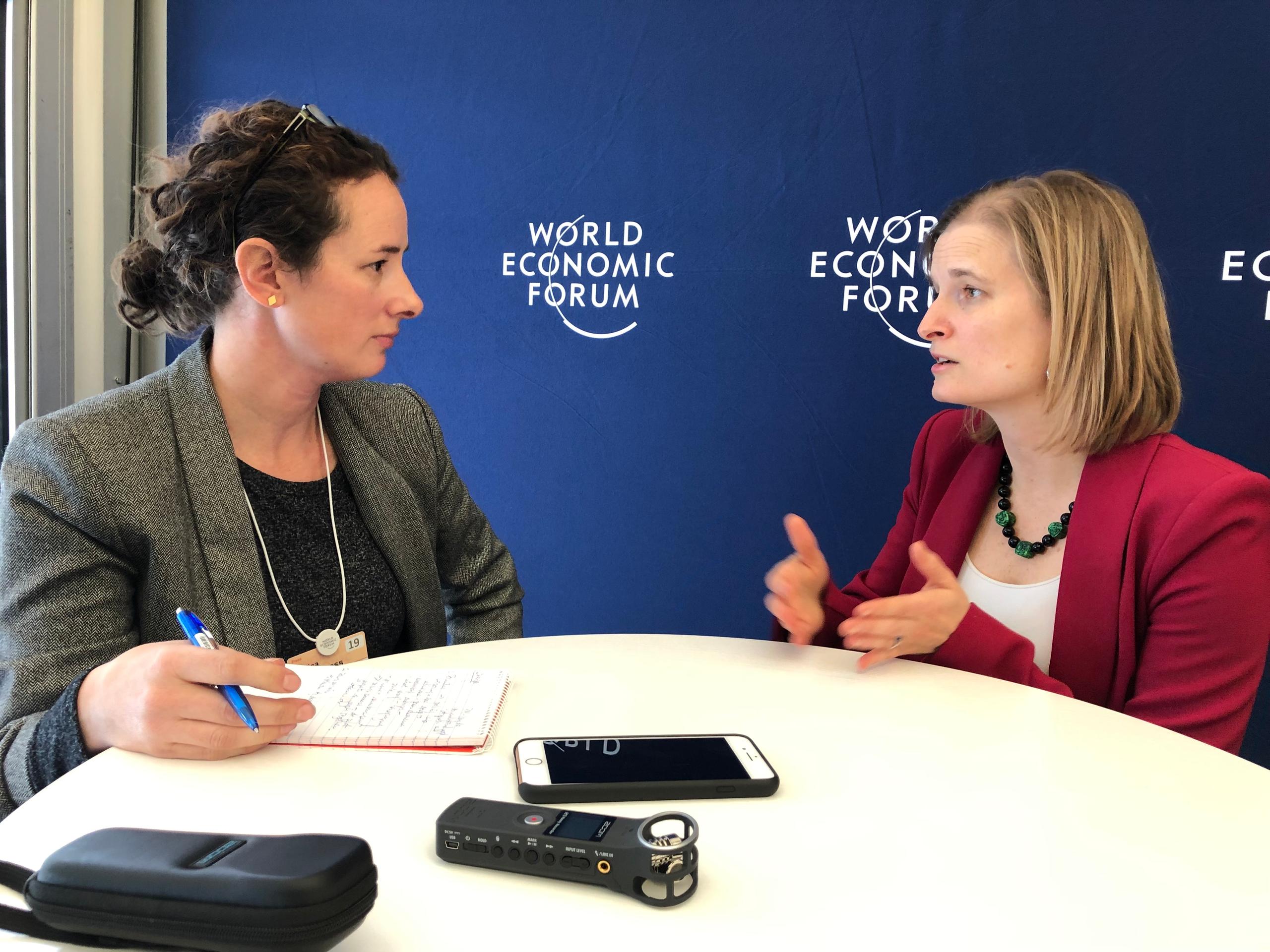 Genya Dana at WEF 2019