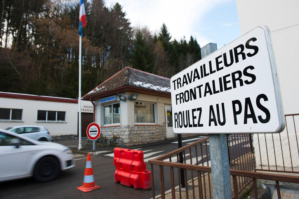 Grenzübergang Frankreich-Schweiz