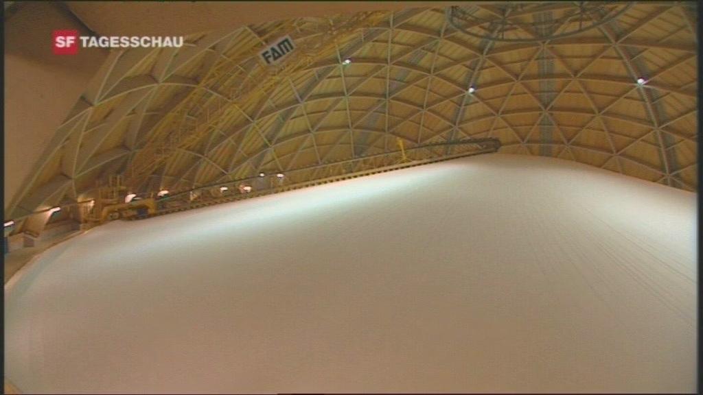 Warehouse full of salt