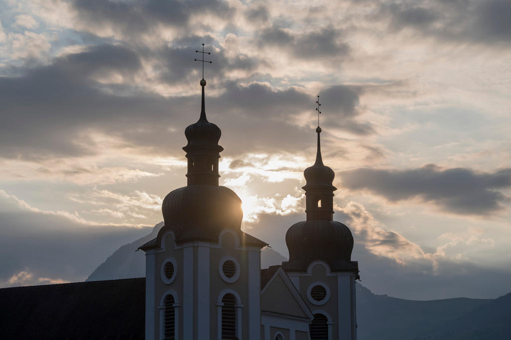 Chiesa tramonto