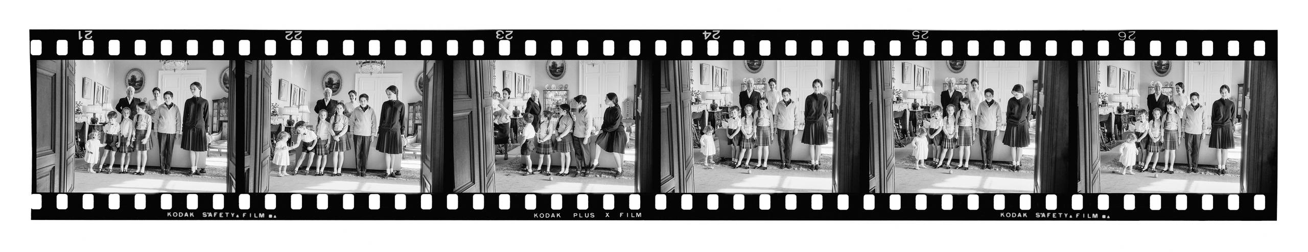 家族写真のネガ