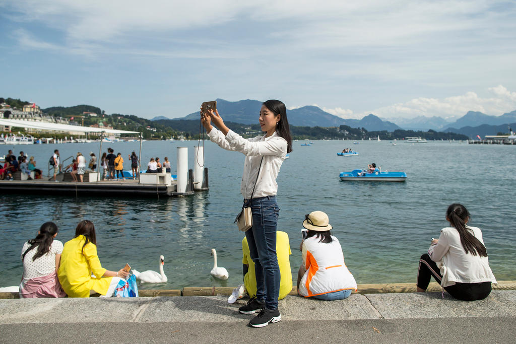 Tourist in Lucerne