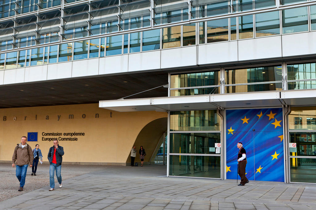 la sede della Commissione europea a Bruxelles.