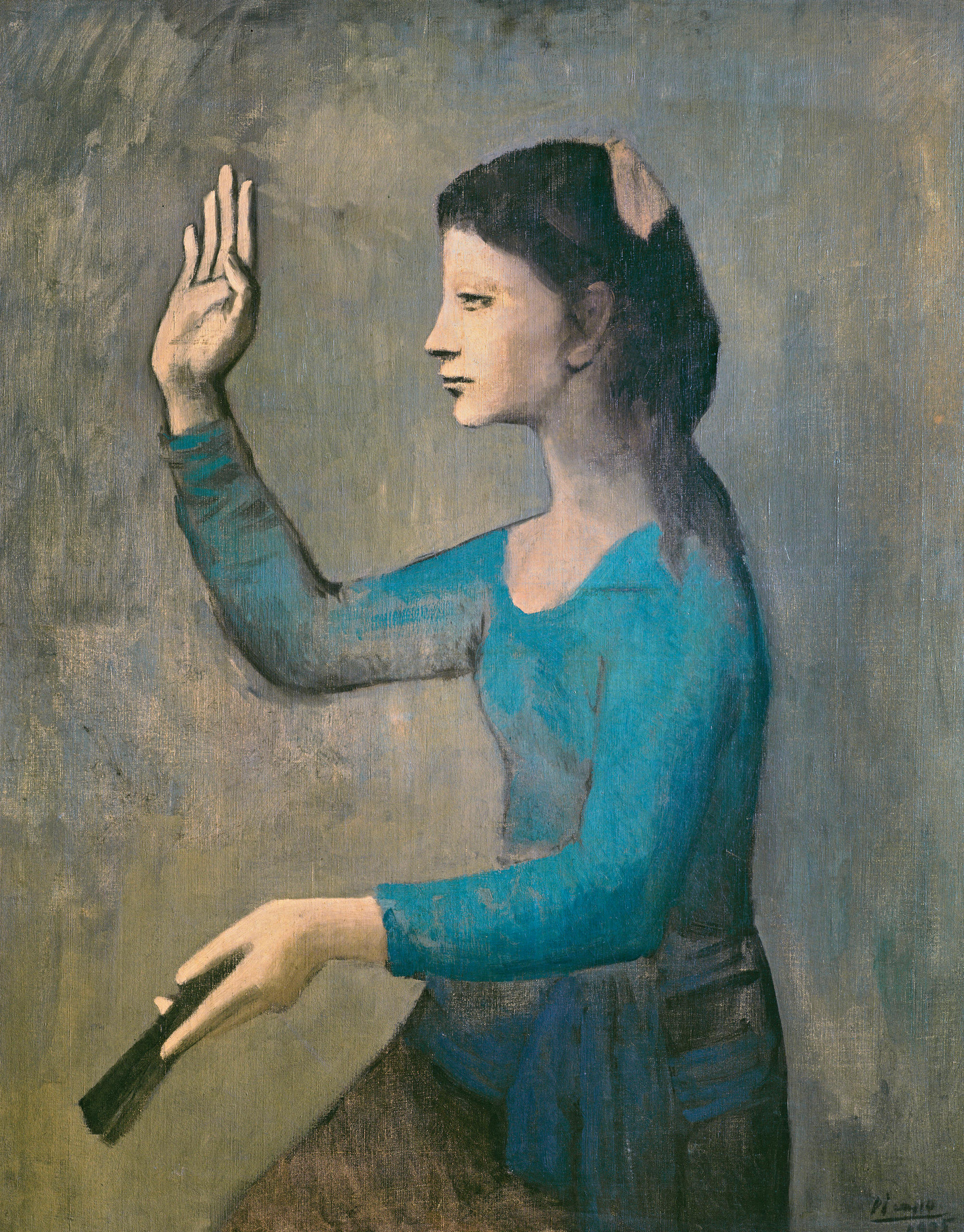 Picasso, Femme a l eventail