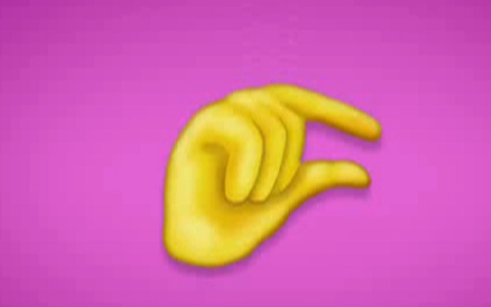 Emoji mano un po