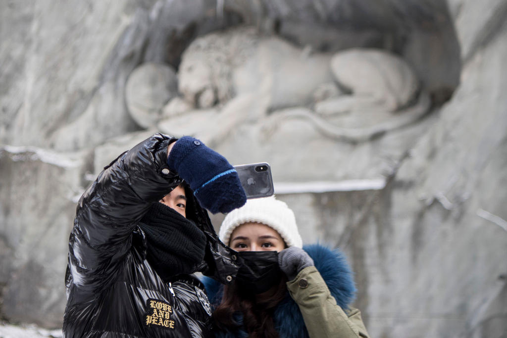 Asian tourists in Lucerne