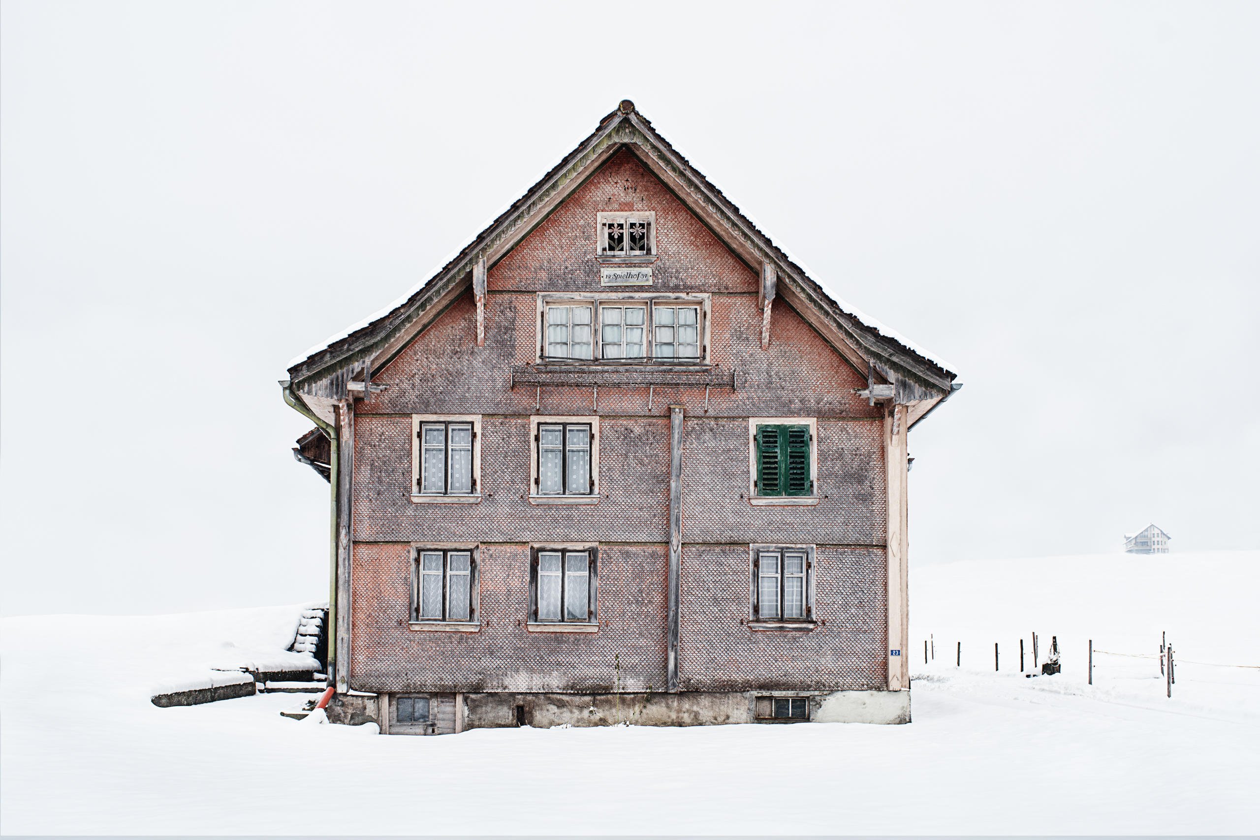 Chalet mit Holzschindeln