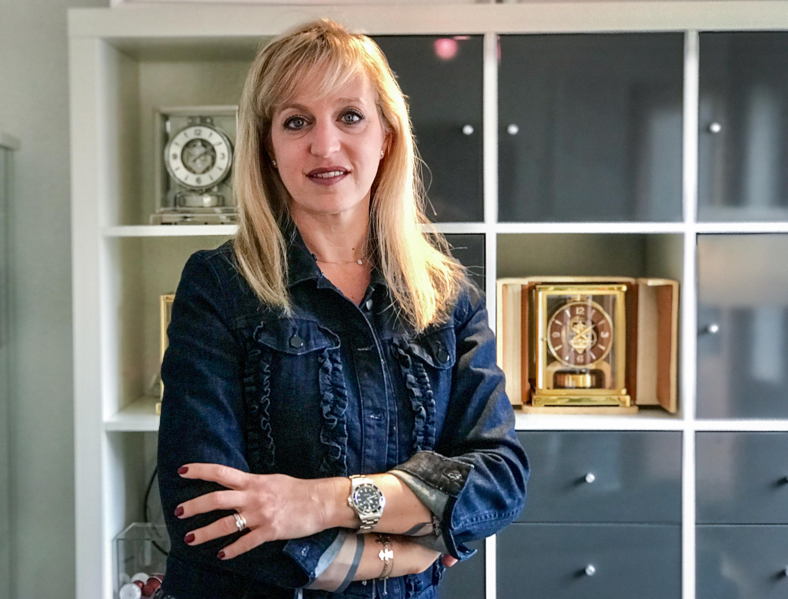 Vanessa Chicha im Showroom ihres Geschäfts