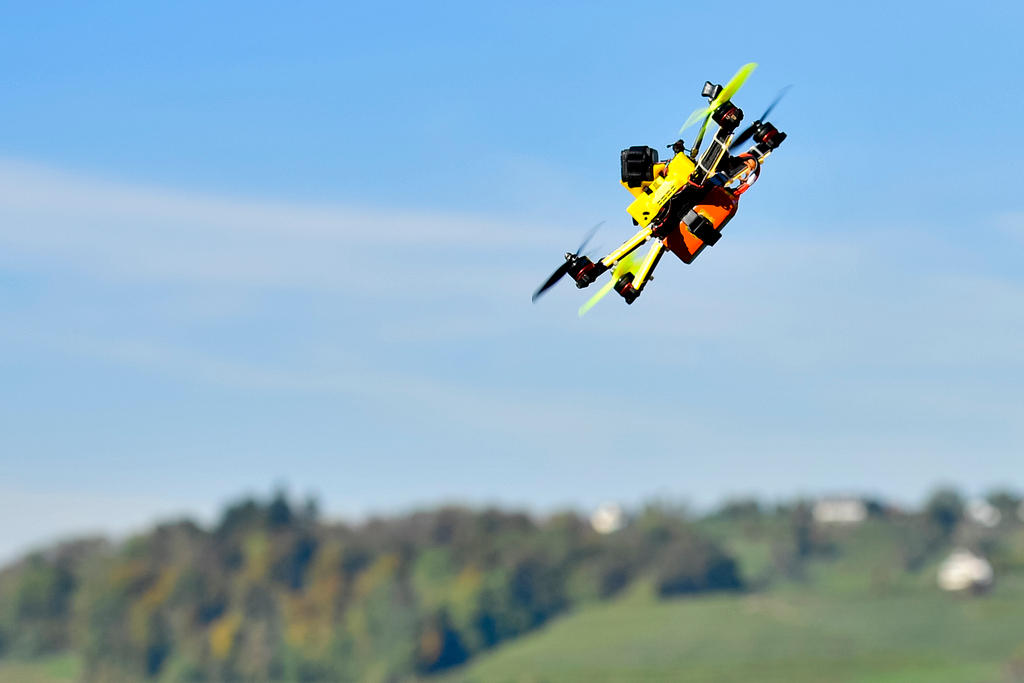 a drone in flight