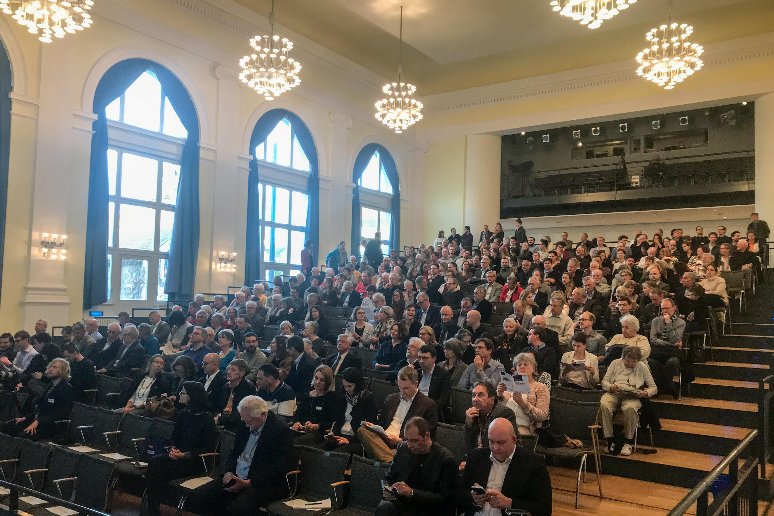 Besucherinnen und Besucher der Aarauer Demokratietage 2019