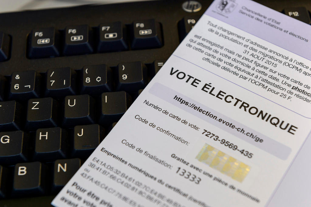 E-voting material in Switzerland