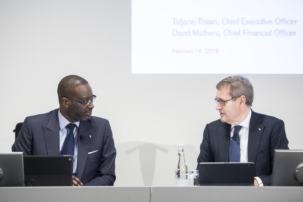 Tidjane Thiam CEO of Swiss bank Credit Suisse