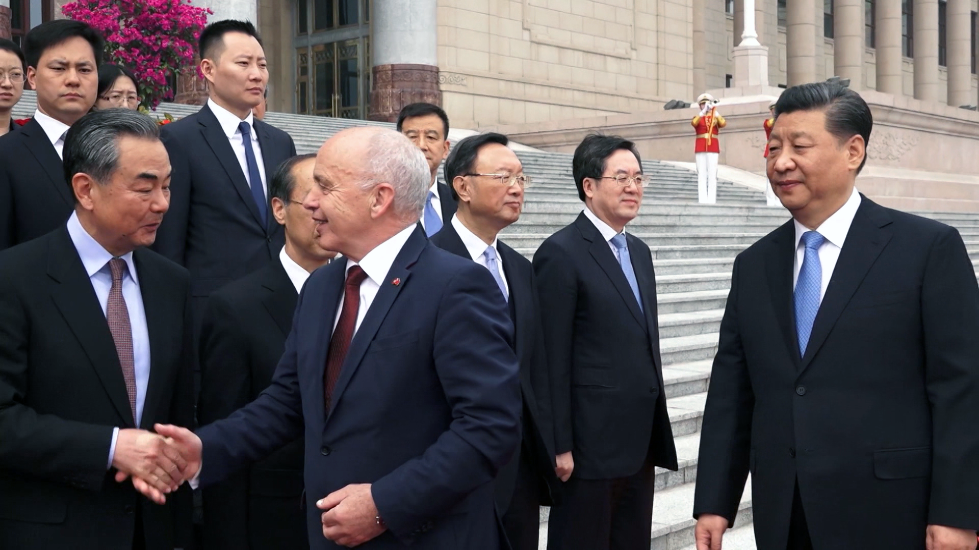 Ueli Maurer meeting Chinese officials