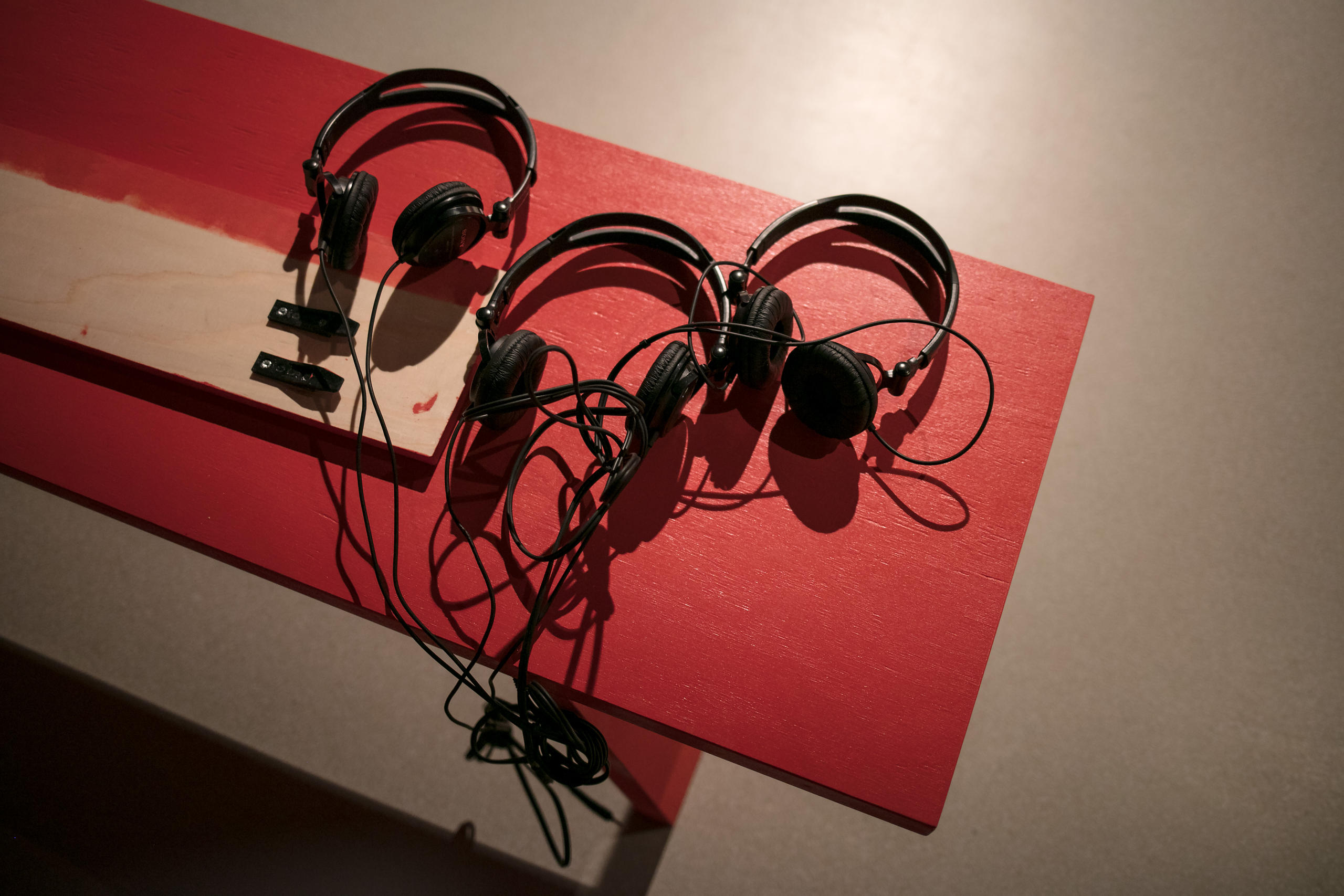 Kopfhörer in Ausstellung