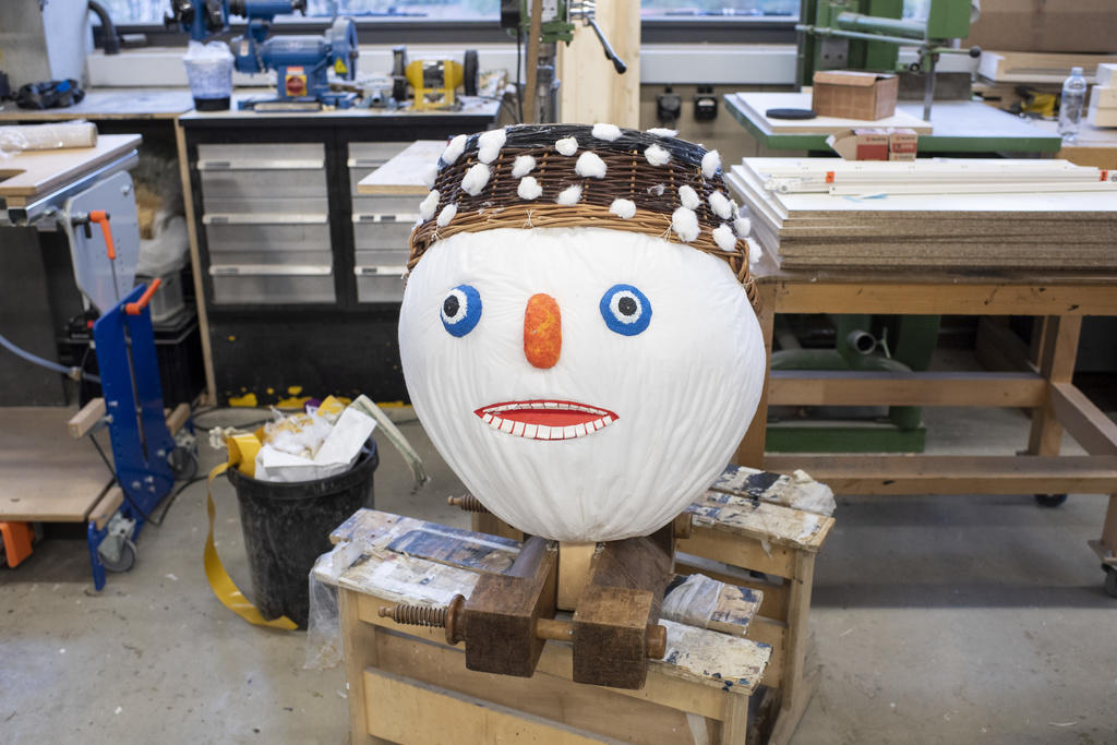 Kopf des Schneemannes