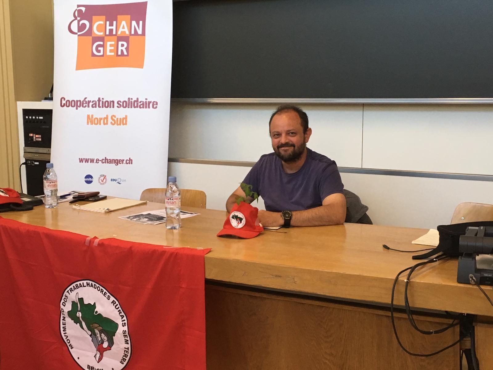 Miguel Enrique Stedile em Fribourg