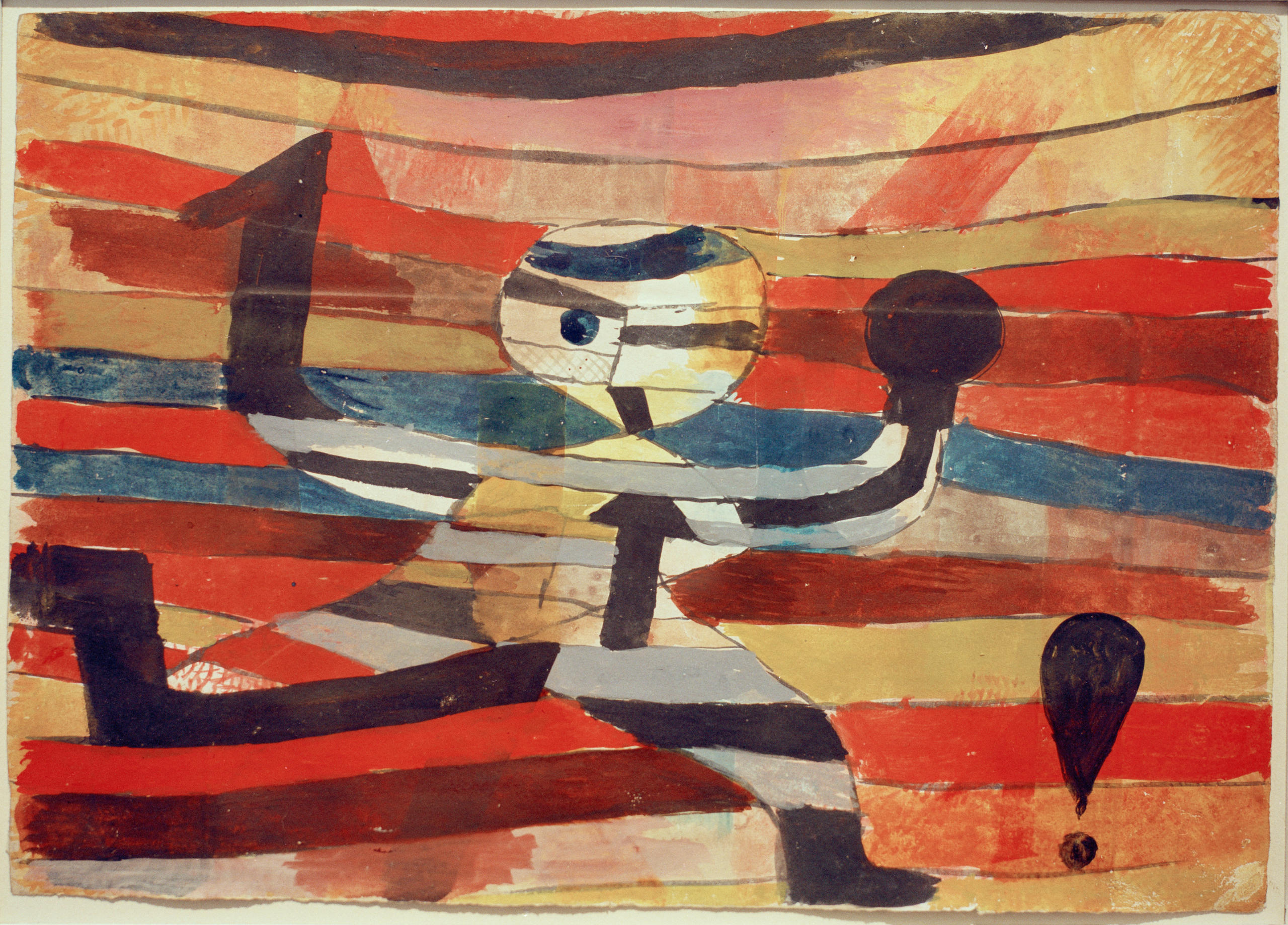 “El corredor” de Paul Klee.