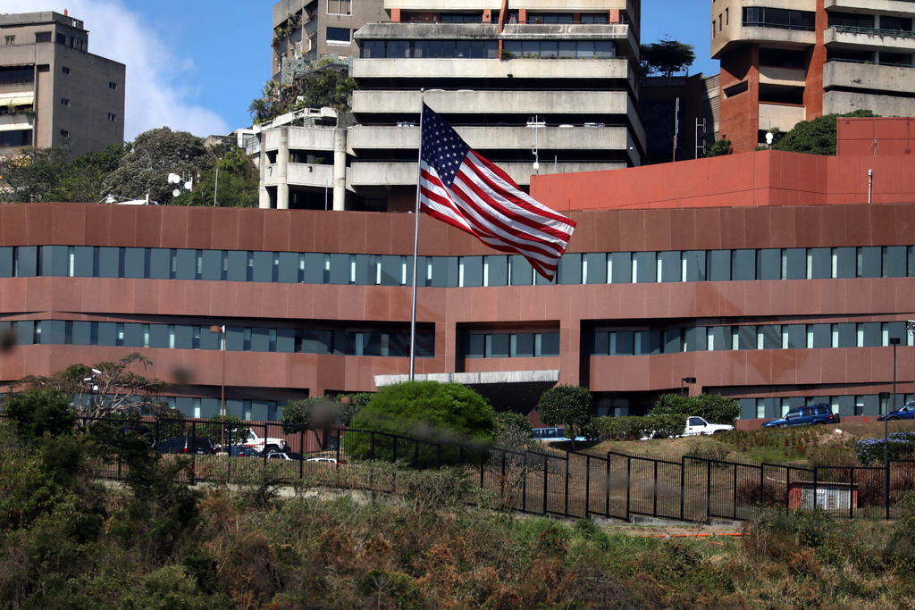 The US embassy in Caracas, Venezuela.