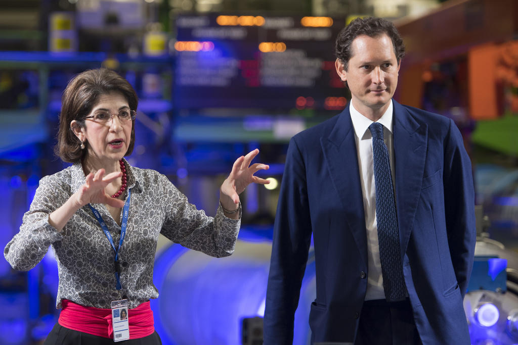 john elkann e fabiola gianotti