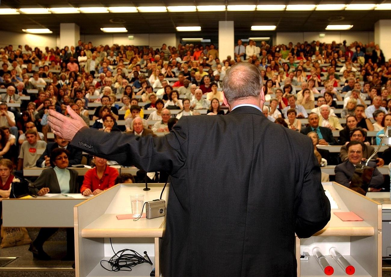 Última aula de Jean Ziegler na Universidade de Genebra