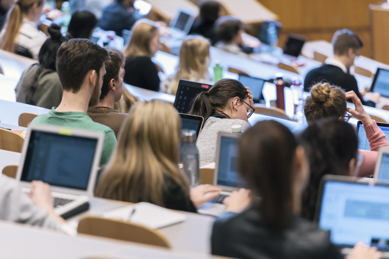 university students listening to a lecture