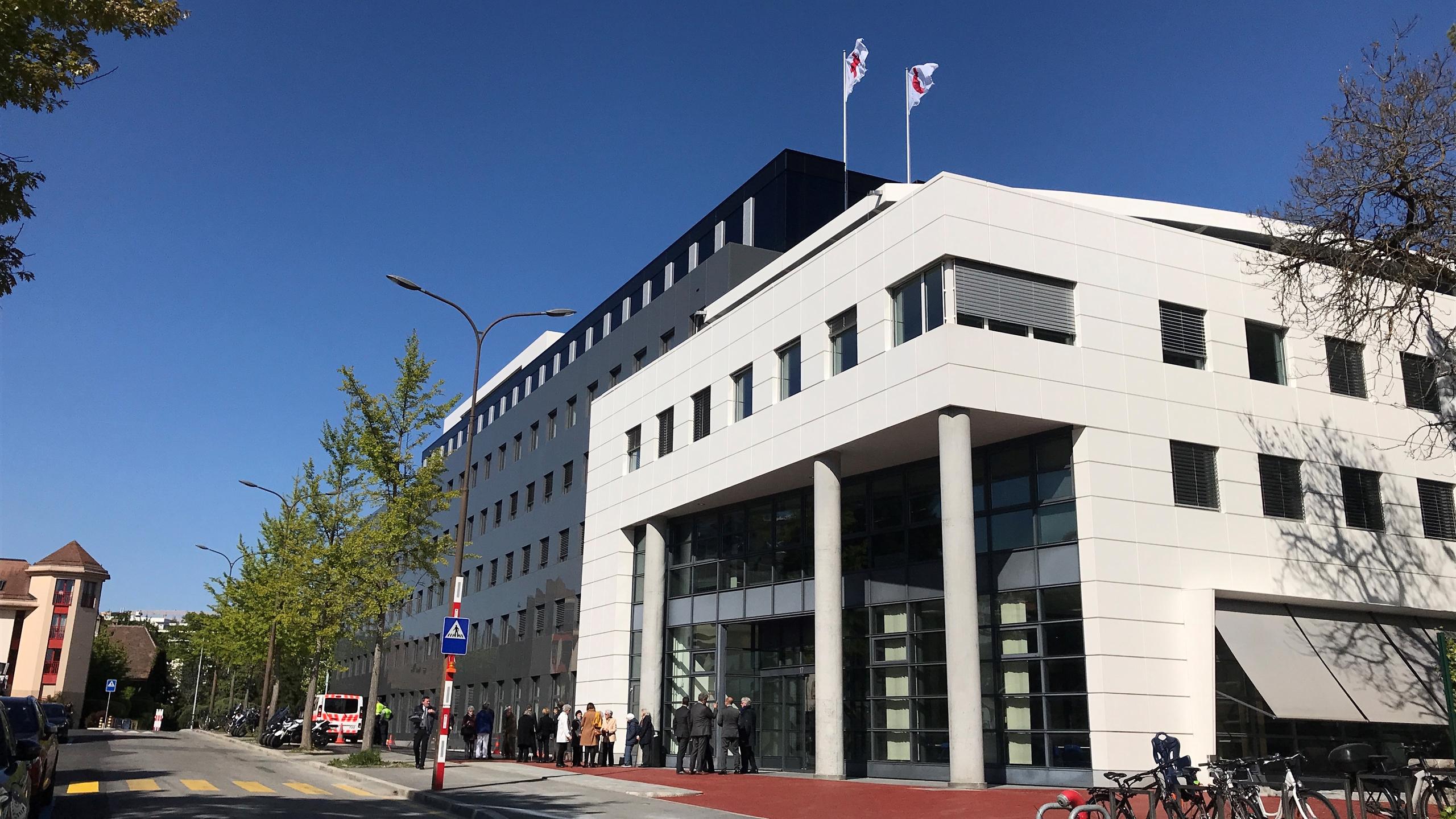 Edificio de la nueva sede de la Federación Internacional de la Cruz Roja