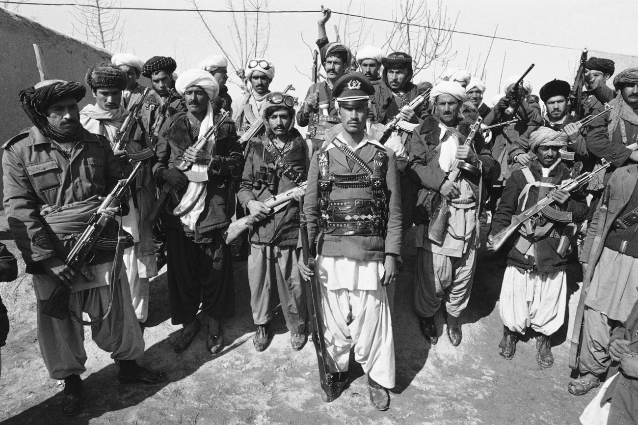 مقاتلون من المجاهدين في أوائل الثمانينات