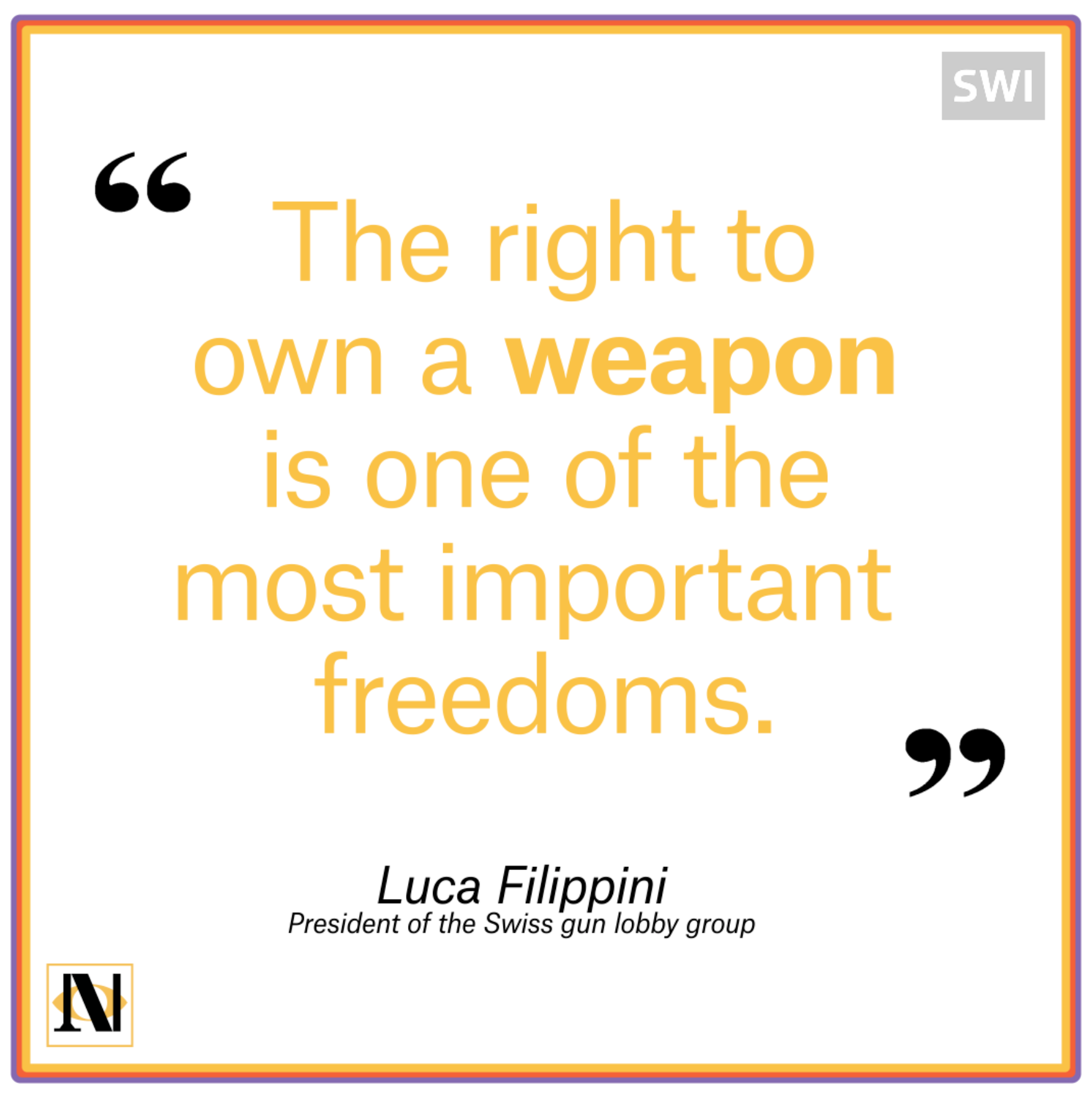 quote on gun freedom