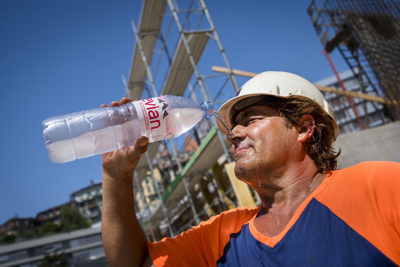 Switzerland has been affected by an intense heatwave this week.