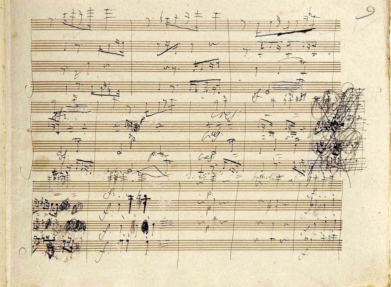 score of beethoven music