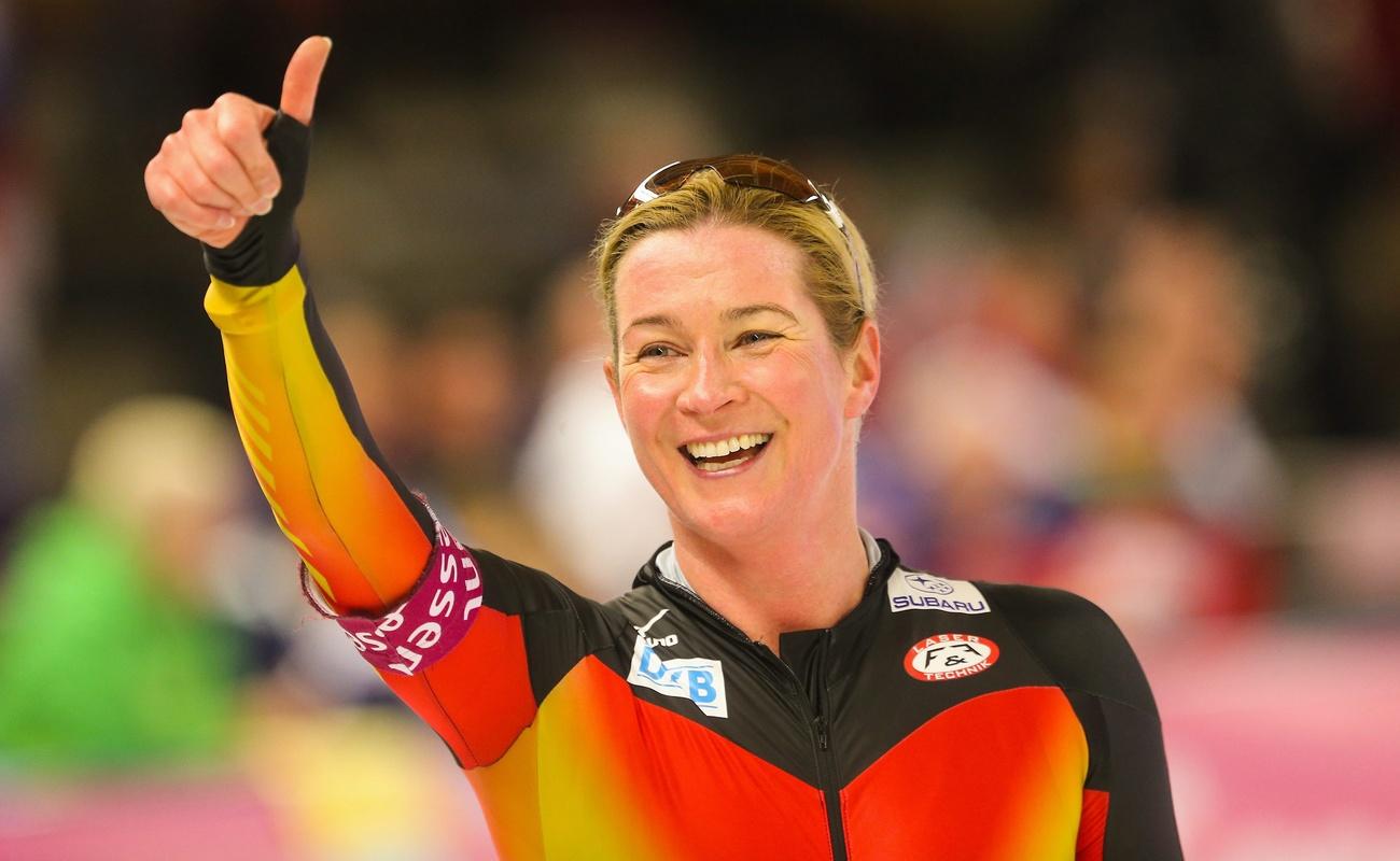 German speed skater Claudia Pechstein 