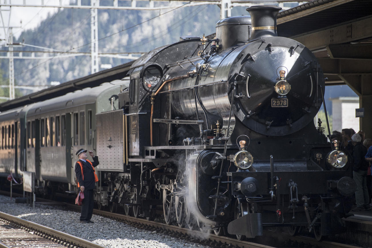 Historic steam train