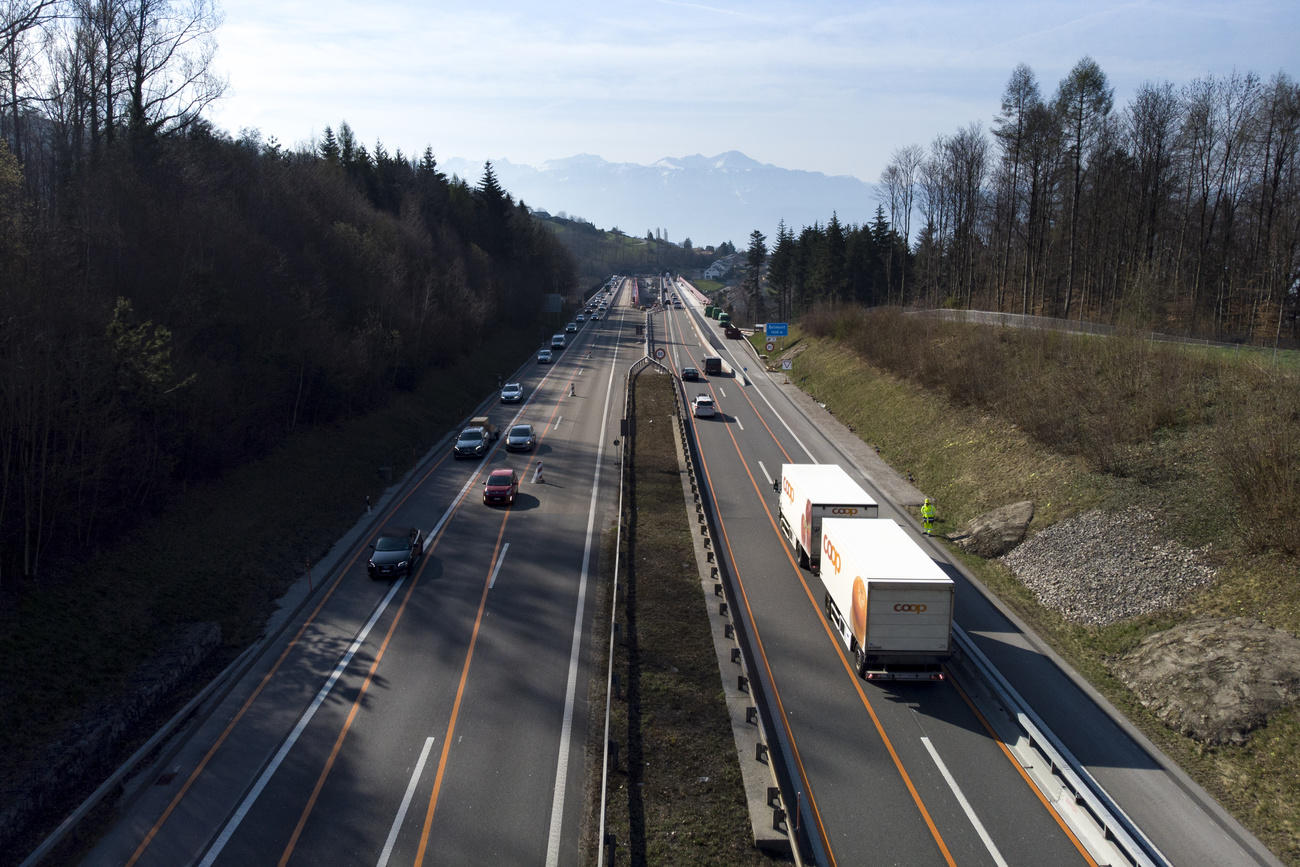A Swiss motorway
